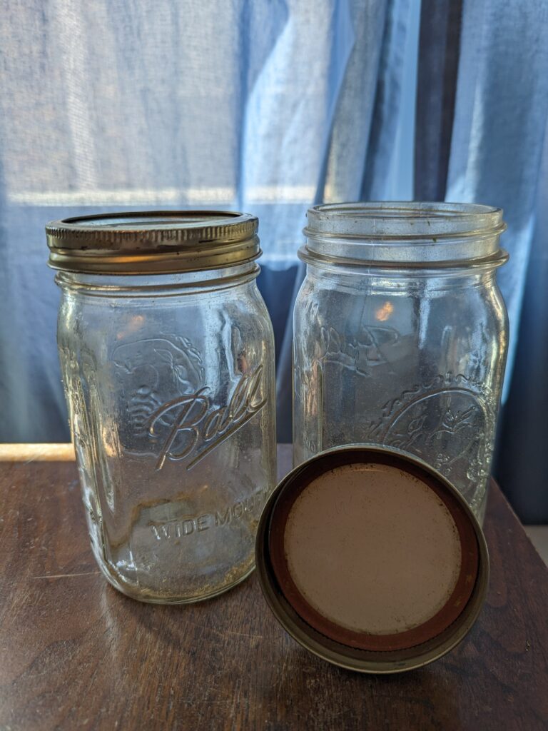 glass mason jars for curing medical cannabis